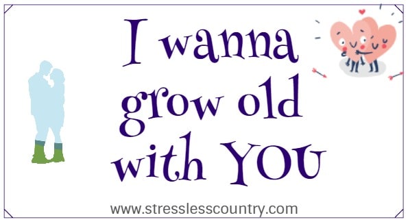 i wanna grow old with you