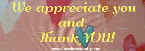 we appreciate you and thank you