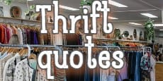 Thrift Quotes