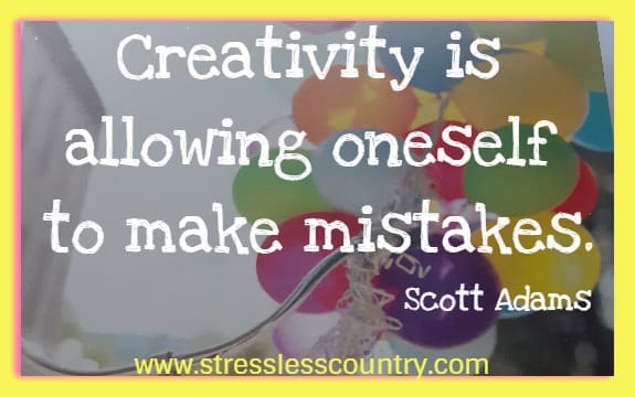 Creativity is allowing oneself to make mistakes