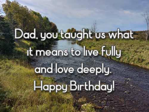 Dad, you taught us what it means to live fully and love deeply. Happy Birthday!