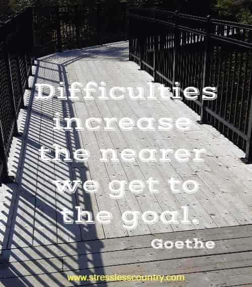 difficulties increase the ....
