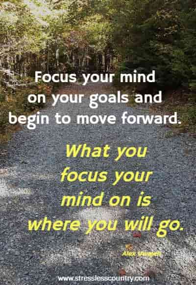 focus...can do amazing things!