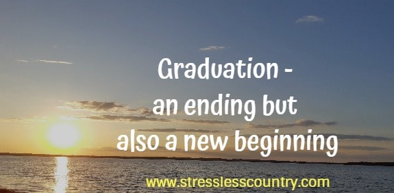 Graduation an ending but also a new beginning