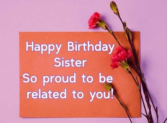 Happy Birthday Sister So proud to be related to you!