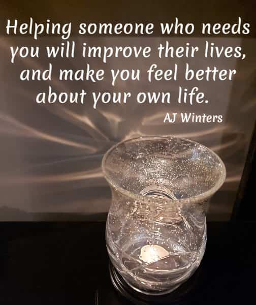 Helping someone who needs you will improve their lives, and make you feel better about your own life.