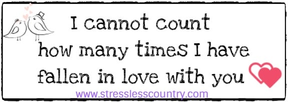  I cannot count how many times I have fallen in love with you but it keeps happening every day.