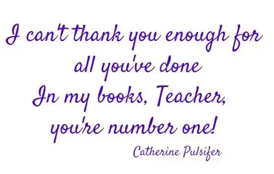 Teacher Appreciation Quotes To Say Thank You 41 Thank You Teacher Quotes, Short Quotes To Express Appreciation