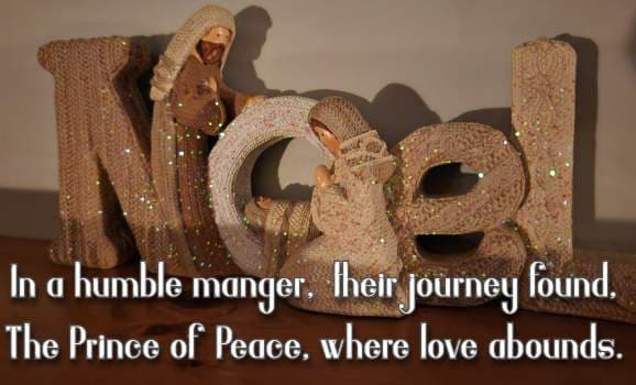 In a humble manger, their journey found, The Prince of Peace, where love abounds