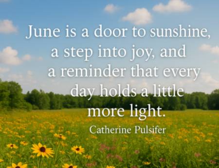 June inspirational image
