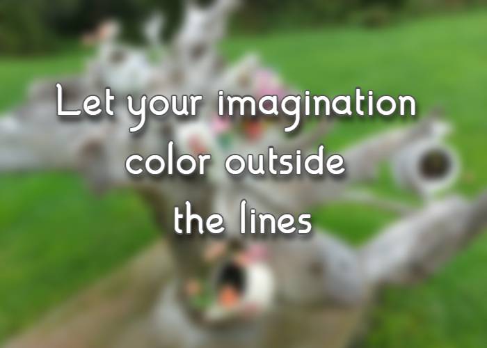 Let your imagination color outside the lines