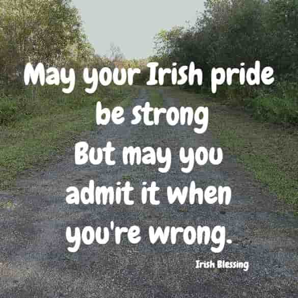 May your Irish pride be strong...