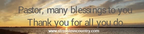 Pastor, many blessings to you thank you for all you do