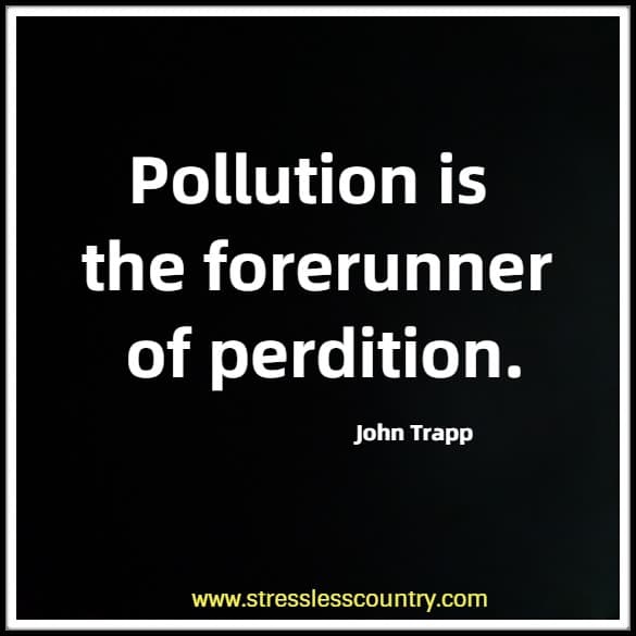 pollution is...