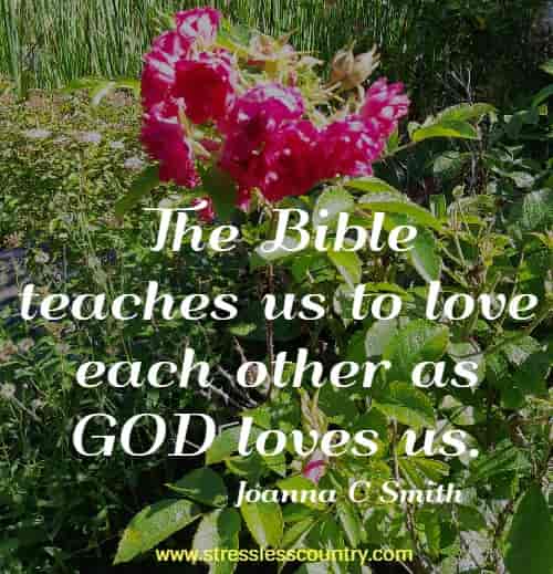 The Bible teaches us to love each other as GOD loves us. GOD does not put conditions on his love for us, so why do we put conditions on our love for each other?
