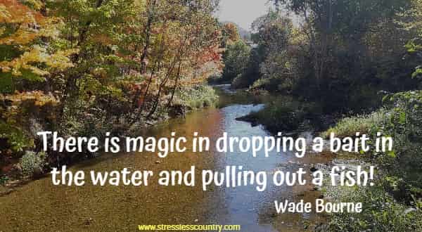 There is magic in dropping a bait in the water and pulling out a fish!