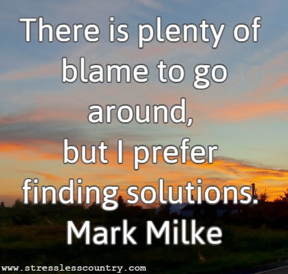 There is plenty of blame to go around, but I prefer finding solutions.