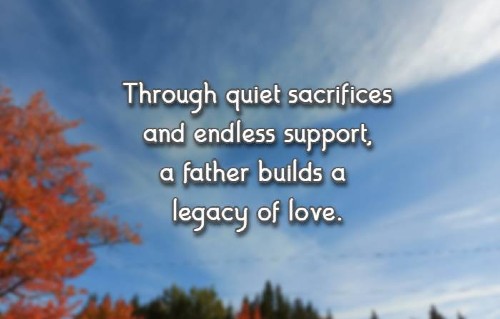Through quiet sacrifices and endless support, a father builds a legacy of love.