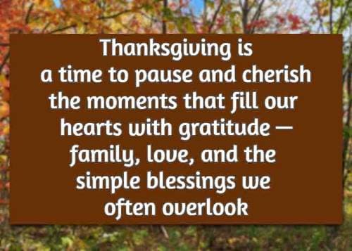 Thanksgiving is a time to pause and cherish the moments that fill our hearts with gratitude—family, love, and the simple blessings we often overlook