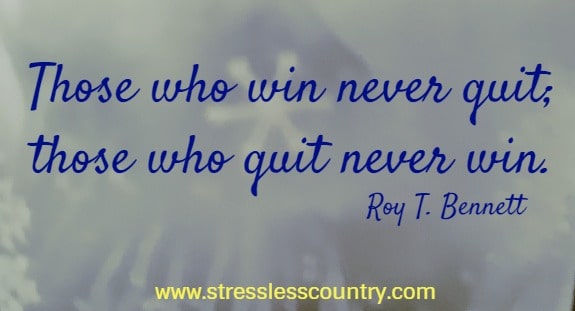 those who win never quit those who quit never win