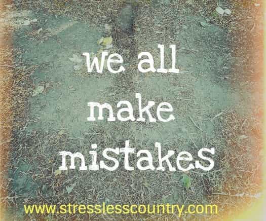 we all make mistakes