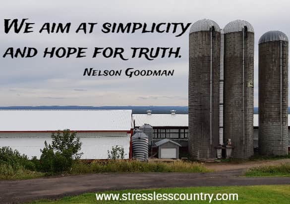 we aim at simplicity and....