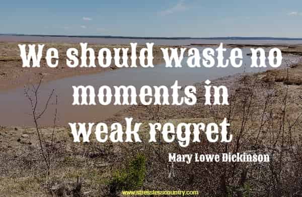 We should waste no moments in weak regret