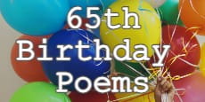 65th Birthday Poems