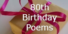 80th Birthday Poems