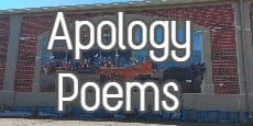 apology poems