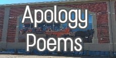 Apology Poems