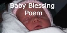 Baby Blessing Poem