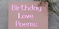 birthday love poems