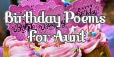 Birthday Poems For Aunt