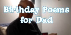 birthday poems for Dad