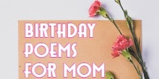 birthday poems for Mom