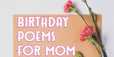 Birthday Poems for Mom