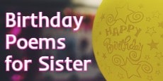 Birthday poems for Sister