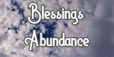 blessings abundance