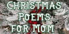 Christmas poems for Mom