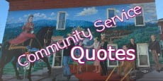 community services quotes