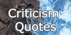 Criticism Quotes