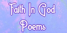 Faith In God Poems