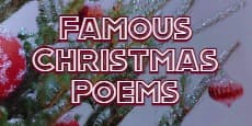 Famous Christmas Poems