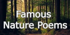 famous nature poems