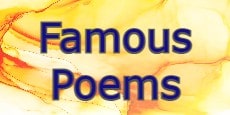 famous poems by famous poets