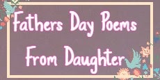 Fathers Day Poems From Daughter 