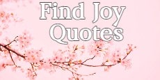 find joy quotes