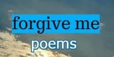Forgive Me Poems
