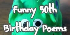 Funny 50th Birthday Poems